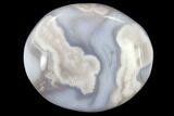 1.5 to 2" Polished Flower Agate Pebble - 1 Piece - Photo 4